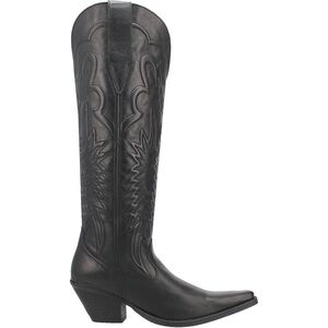 Dingo Raisin Kane Leather Boot in Black